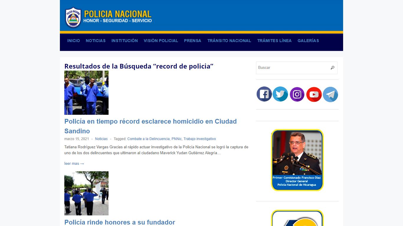 record de policia | Resultados de la búsqueda | Policía Nacional de ...